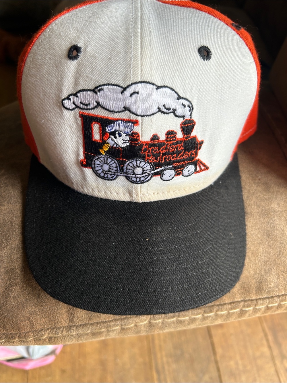 Vintage Bradford Railroad baseball cap